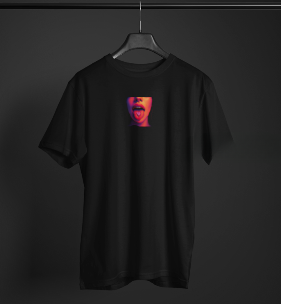 T-shirt EUPHORIA "pill" czarny